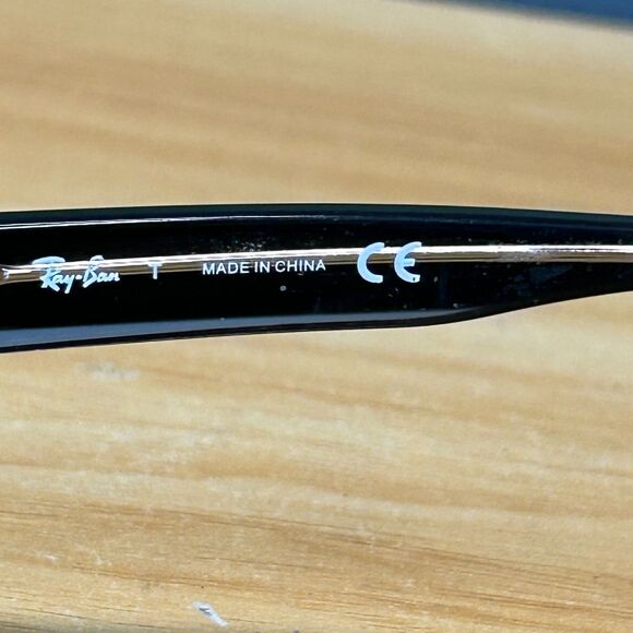 Ray-Ban RB 5114 2034 Eyeglasses Black Full Rim Metal Frame Only 54-16 140 - Picture 10 of 10